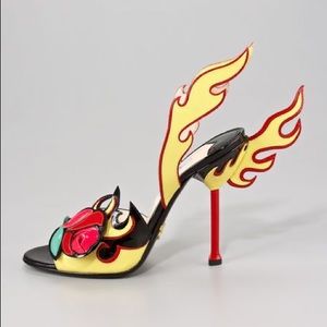 PRADA Rose-Toe Flame Sandal 🌹 🔥